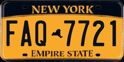 NY license plate FAQ7721