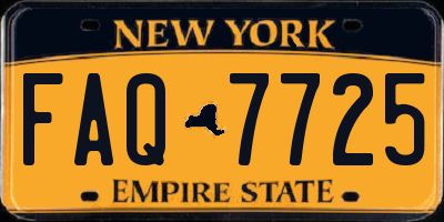 NY license plate FAQ7725
