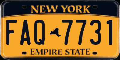NY license plate FAQ7731