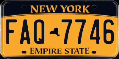 NY license plate FAQ7746