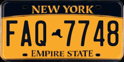 NY license plate FAQ7748