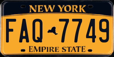NY license plate FAQ7749