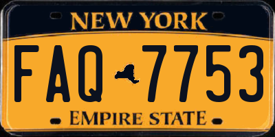 NY license plate FAQ7753