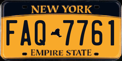 NY license plate FAQ7761