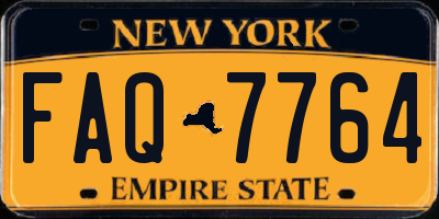 NY license plate FAQ7764