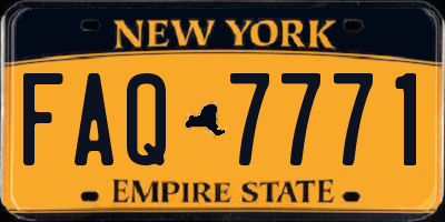 NY license plate FAQ7771