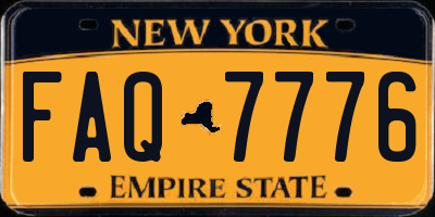 NY license plate FAQ7776
