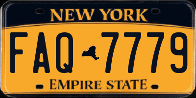 NY license plate FAQ7779