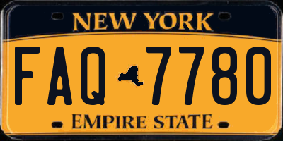 NY license plate FAQ7780