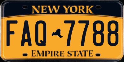 NY license plate FAQ7788