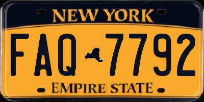 NY license plate FAQ7792