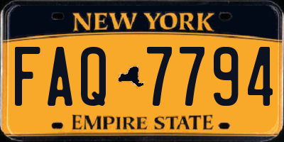NY license plate FAQ7794