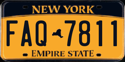 NY license plate FAQ7811