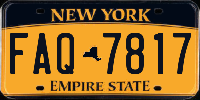 NY license plate FAQ7817
