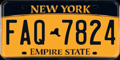 NY license plate FAQ7824