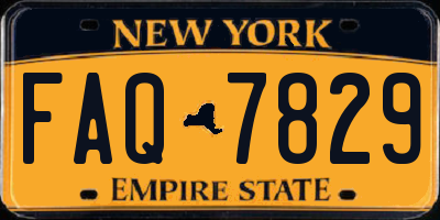 NY license plate FAQ7829