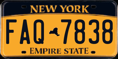 NY license plate FAQ7838