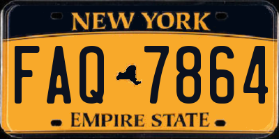 NY license plate FAQ7864