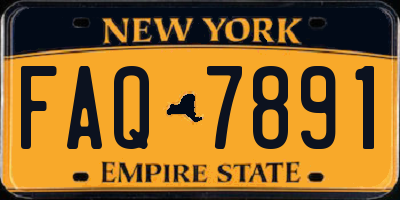 NY license plate FAQ7891