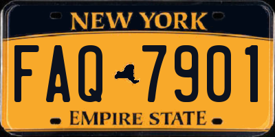 NY license plate FAQ7901