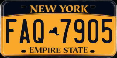 NY license plate FAQ7905