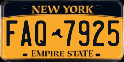 NY license plate FAQ7925