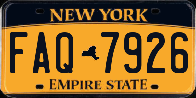 NY license plate FAQ7926