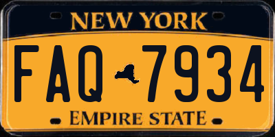 NY license plate FAQ7934