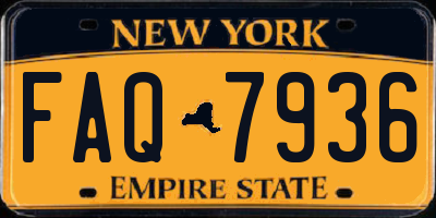 NY license plate FAQ7936