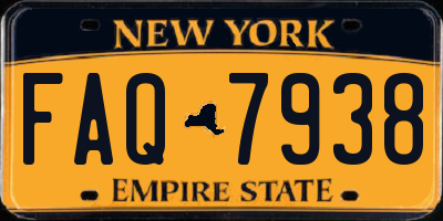 NY license plate FAQ7938
