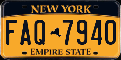 NY license plate FAQ7940