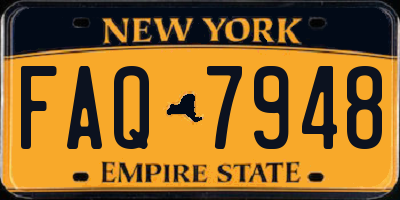 NY license plate FAQ7948