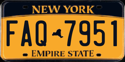 NY license plate FAQ7951