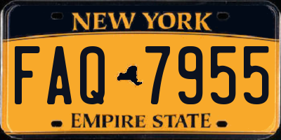 NY license plate FAQ7955