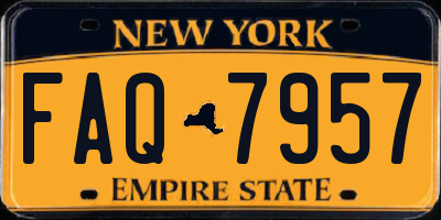 NY license plate FAQ7957