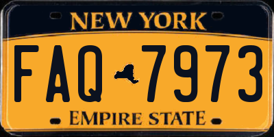 NY license plate FAQ7973