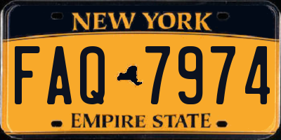 NY license plate FAQ7974