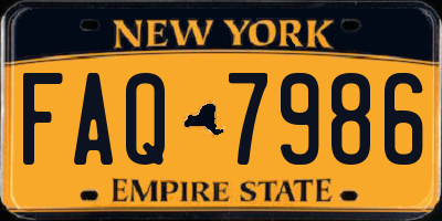 NY license plate FAQ7986