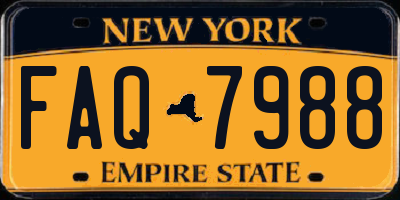 NY license plate FAQ7988