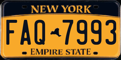 NY license plate FAQ7993