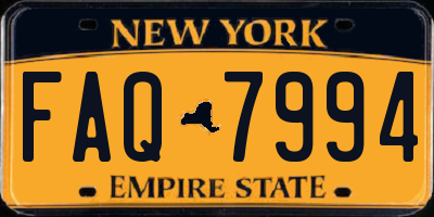 NY license plate FAQ7994