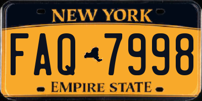 NY license plate FAQ7998