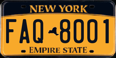 NY license plate FAQ8001
