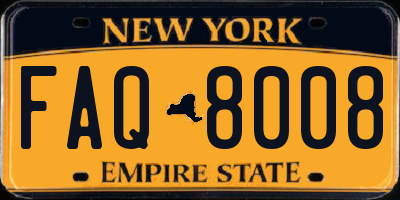 NY license plate FAQ8008