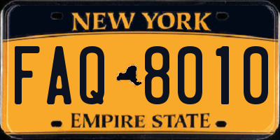 NY license plate FAQ8010