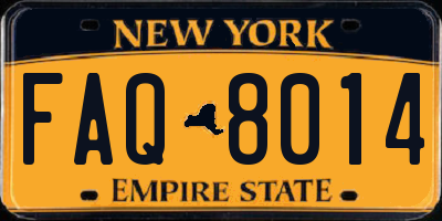 NY license plate FAQ8014