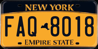 NY license plate FAQ8018