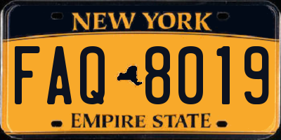 NY license plate FAQ8019