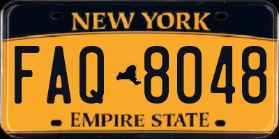 NY license plate FAQ8048