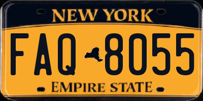 NY license plate FAQ8055